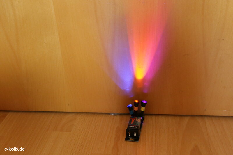 Beleuchtungsmodul für Nachtfotografie mit LEDs